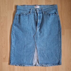 Signature by Levi Strauss Blue Denim Pencil Skirt Suze 8